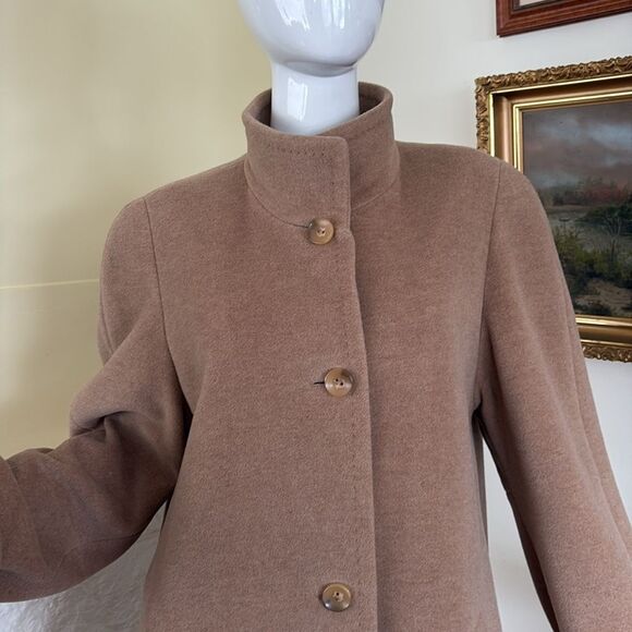 Marcona Angora & Wool Full Length Camel Coat - Picture 8 of 14